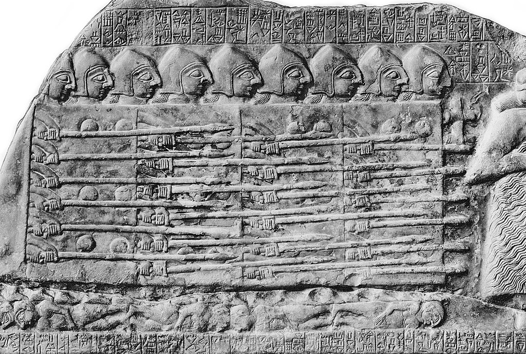 Шумерская фаланга, первое изображение плотного строя в истории