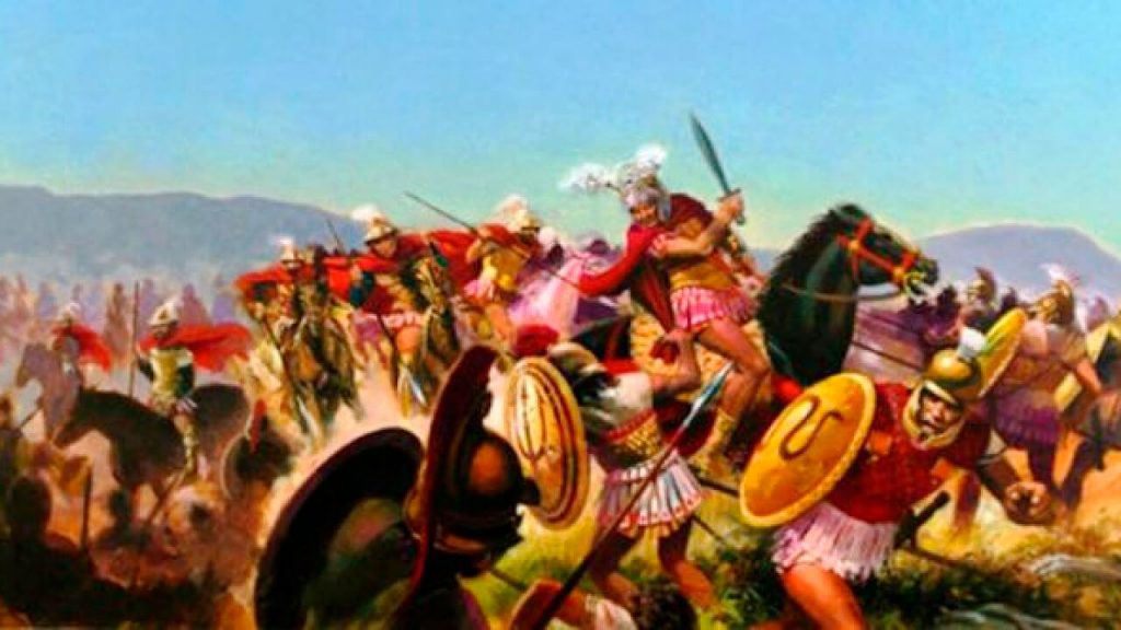 Александр в сражении при Херонее